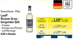METRO Leoff Rivaner Grauburgunder QbA Angebot