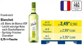 METRO Blanchet Angebot