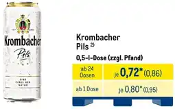 METRO Krombacher Pils Angebot