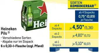 METRO Heineken Pils Angebot