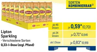 METRO Lipton Sparkling Angebot