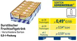 METRO Durstlöscher Fruchtsaftgetränk Angebot