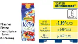 METRO Pfanner Eistee Angebot