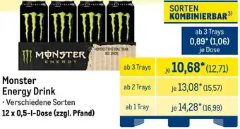 METRO Monster Energy Drink Angebot