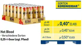METRO Hot Blood Angebot