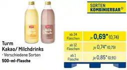 METRO Turm Kakao / Milchdrinks Angebot