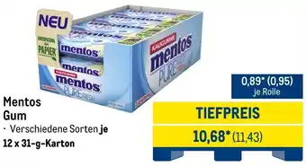 METRO Mentos Gum Angebot