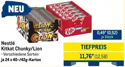 METRO Nestlé Kitkat Chunky/Lion Angebot