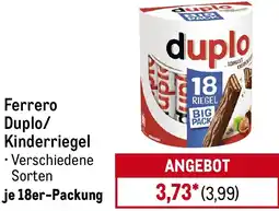 METRO Ferrero Duplo/Kinderriegel Angebot