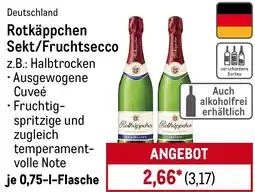 METRO Rotkäppchen Sekt/Fruchtsecco Angebot