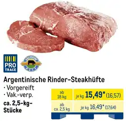 METRO Argentinische Rinder-Steakhüfte Angebot