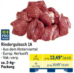 METRO Rindergulasch 1A Angebot