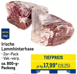 METRO Irische Lammhinterhaxe Angebot