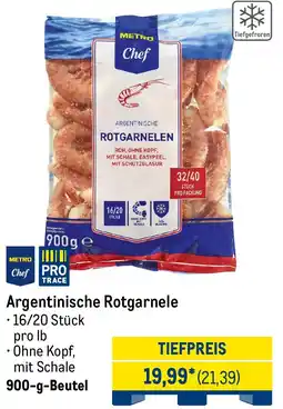 METRO Argentinische Rotgarnele Angebot