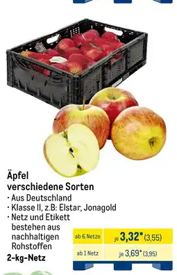METRO Äpfel verschiedene Sorten Angebot