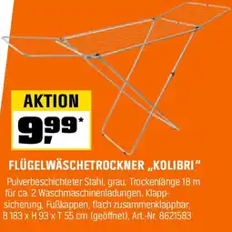 OBI FLÜGELWÄSCHETROCKNER ,,KOLIBRI" Angebot