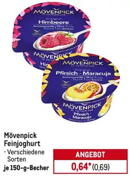 METRO Mövenpick Feinjoghurt Angebot