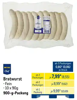 METRO Bratwurst Angebot