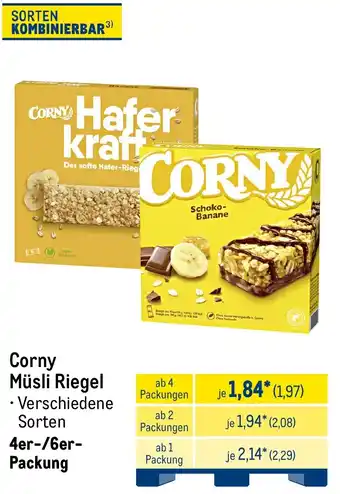 METRO Corny Müsli Riegel Angebot