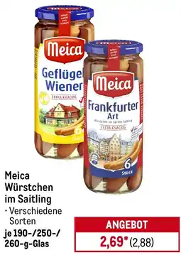 METRO Meica Würstchen im Saitling Angebot