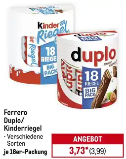 METRO Ferrero Duplo/ Kinderriegel Angebot