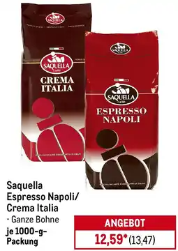 METRO Saquella Espresso Napoli/ Crema Italia Angebot