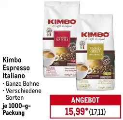METRO Kimbo Espresso Italiano Angebot
