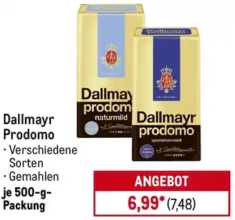 METRO Dallmayr Prodomo Angebot