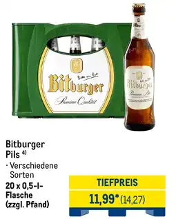 METRO Bitburger Pils Angebot