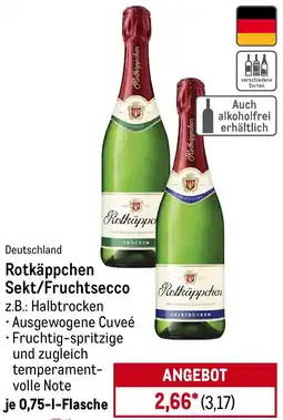 METRO Rotkäppchen Sekt/Fruchtsecco Angebot