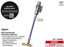 METRO dyson Akku Staubsauger Gen5detect Absolute Angebot