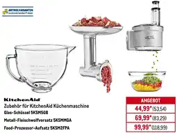 METRO KitchenAid Zubehör für KitchenAid Küchenmaschine Glas-Schüssel 5KSM5GB Angebot