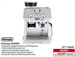 METRO DeLonghi Siebträger EC9155W Angebot