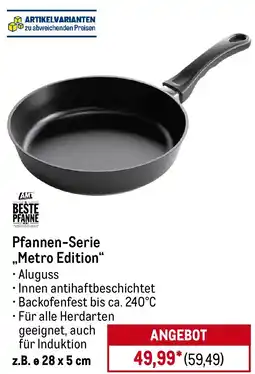 METRO Pfannen-Serie „Metro Edition" Angebot