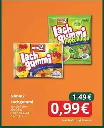 Famila Nord Ost nimm2 Lachgummi Angebot