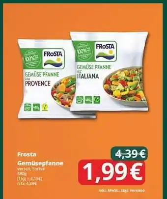 Famila Nord Ost FROSTA Gemüsepfanne Angebot