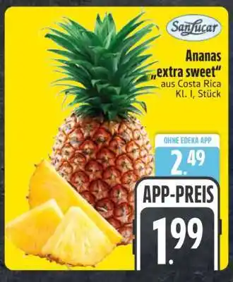 Edeka Ananas extra sweet Angebot