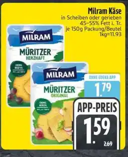 Edeka Milram Käse Angebot