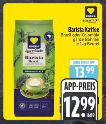 Edeka Barista Kaffee Angebot