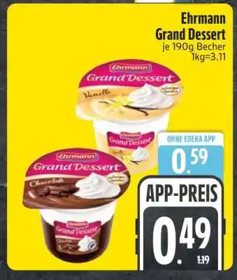 Edeka Ehrmann Grand Dessert Angebot