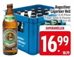 Edeka Augustiner Lagerbier Hell Angebot