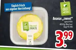 Edeka Ananas „sweet“ geschält Angebot