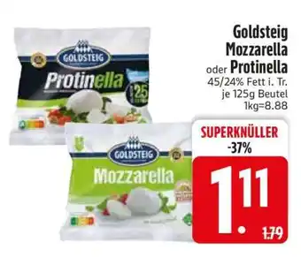 Edeka Goldsteig Mozzarella oder Protinella Angebot