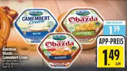 Edeka Alpenhain Obazda oder Camembert Creme Angebot