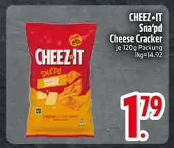 Edeka CHEEZ-IT Sna'pd Cheese Cracker Angebot