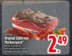 Edeka Senfter Original Südtiroler Markenspeck Angebot