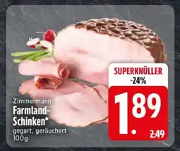 Edeka Zimmermann Farmland-Schinken Angebot
