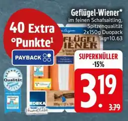 Edeka Geflügel-Wiener Angebot