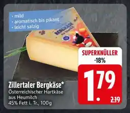 Edeka Zillertaler Bergkäse Angebot