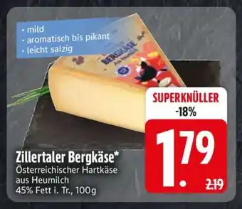 Edeka Zillertaler Bergkäse Angebot